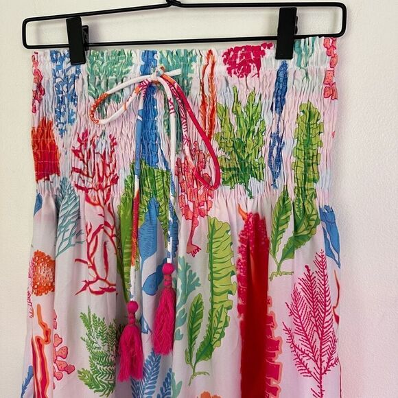 Gretchen Scott Haight Ashbury Skirt/Dress in Various Corals Sea Sway Brights - Picture 4 of 12